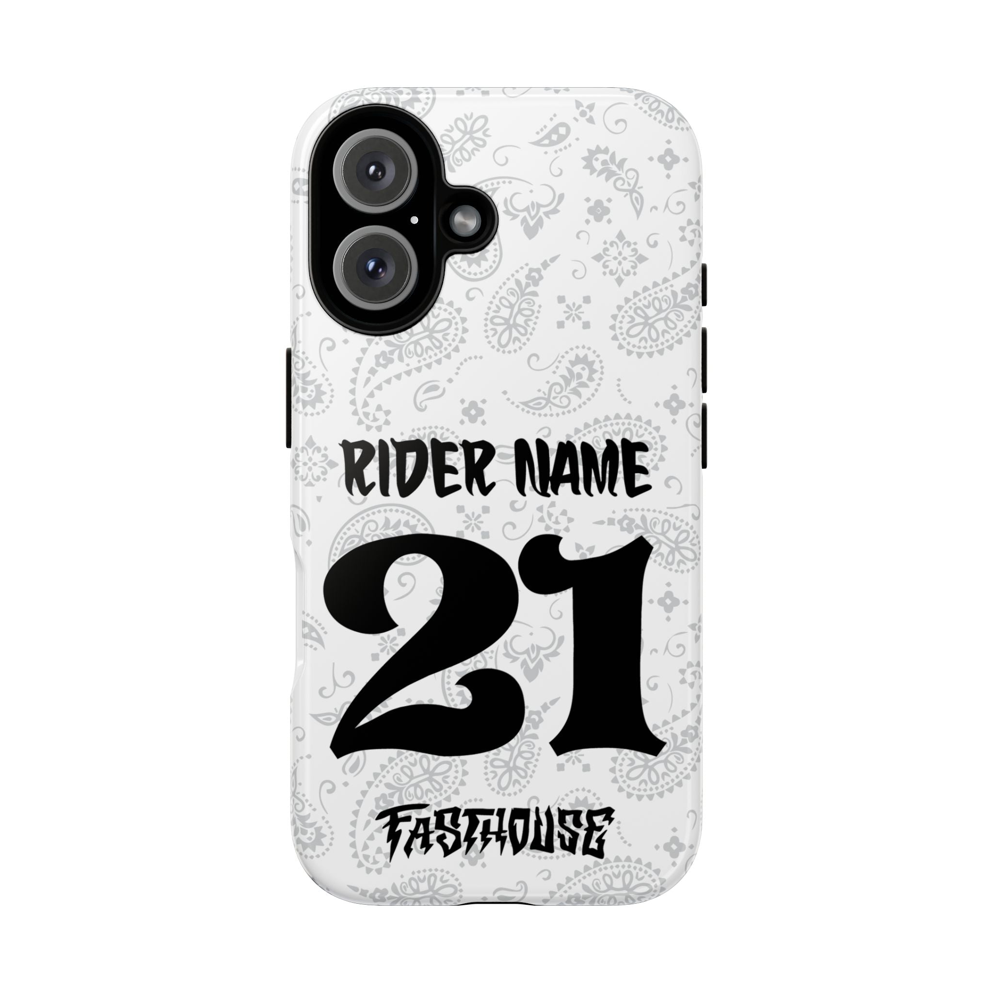 Motocross Phone Case — Bandana White