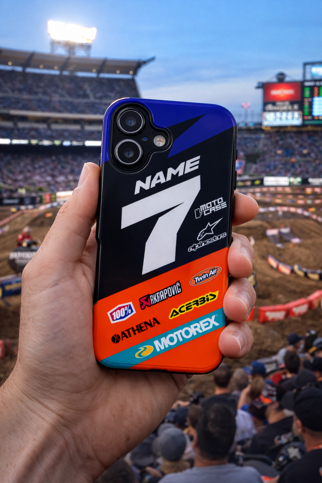 Motocross Phone Case — Factory Orange