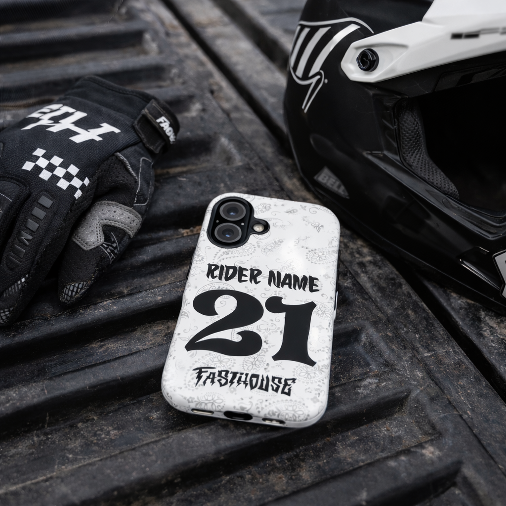 Motocross Phone Case — Bandana White