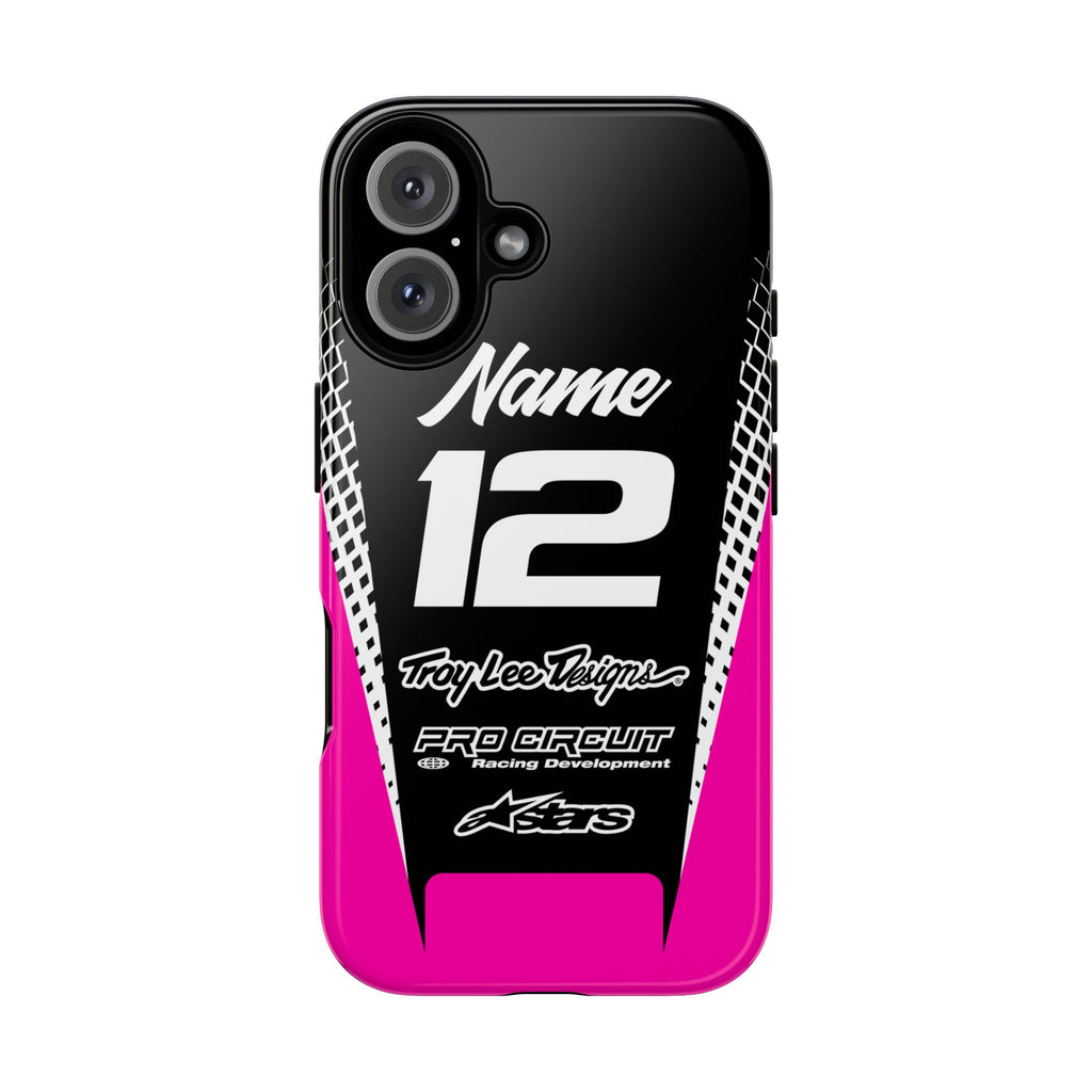 Motocross Phone Case — Racer Pink